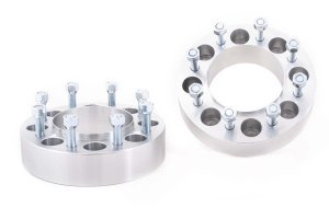Ford F-350 Super Duty Wheel Spacers (2 Inch) - Rough Country - 8x170, 6061-T6 Aluminum, Corrosion Resistant - '03-'23 Ford F-350 Super Duty Wheel Spacers (2 Inch) - Rough Country - 8x170, 6061-T6 Aluminum, Corrosion Resistant - '03-'23